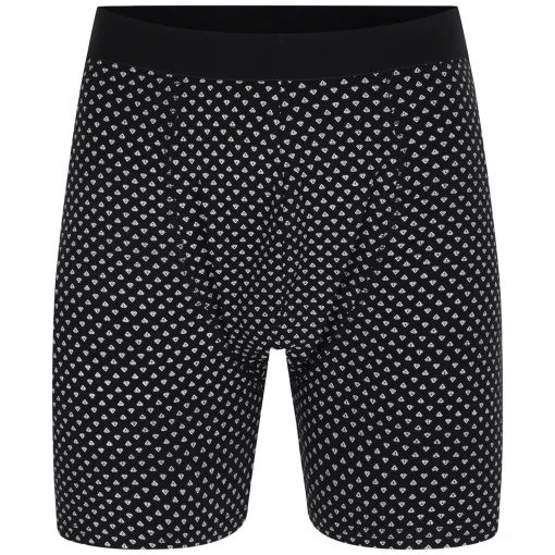 Hot Bigdude 3 Pack Pattern Boxers Black Underwear