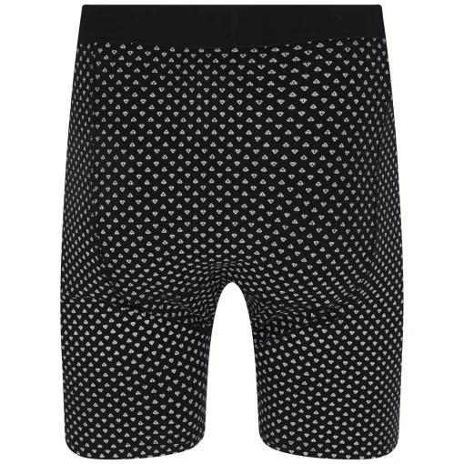 Hot Bigdude 3 Pack Pattern Boxers Black Underwear