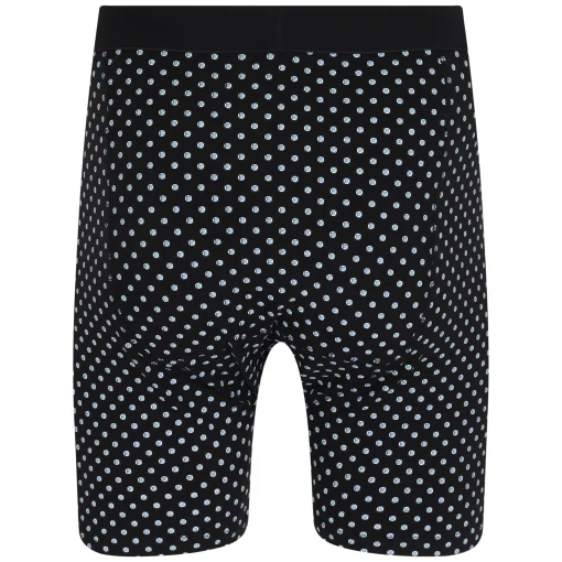 Hot Bigdude 3 Pack Pattern Boxers Black Underwear