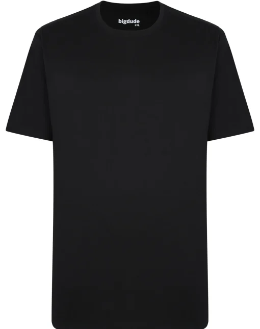 Outlet Bigdude 5 Pack Plain T-Shirts T-shirts