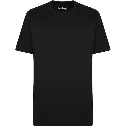 Discount Bigdude 5 Pack Plain T-Shirts Multi Tall T-shirts