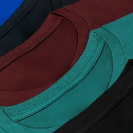 Discount Bigdude 5 Pack Plain T-Shirts Multi Tall T-shirts