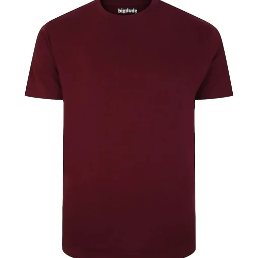 Discount Bigdude 5 Pack Plain T-Shirts Multi Tall T-shirts