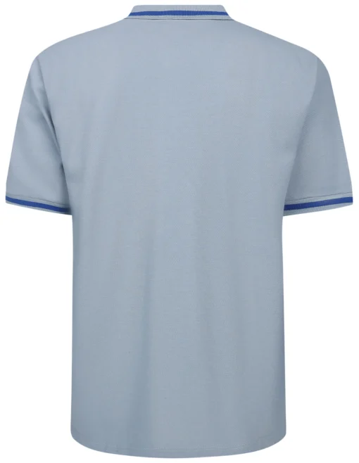 New Bigdude 65 Pique Polo Light Blue Polo Shirts