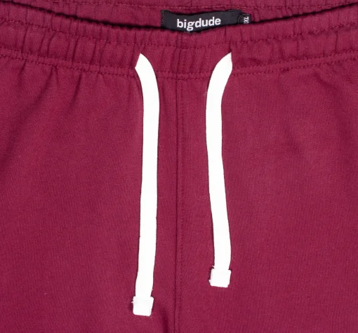 Clearance Bigdude Basic Joggers Burgundy Sweatpants