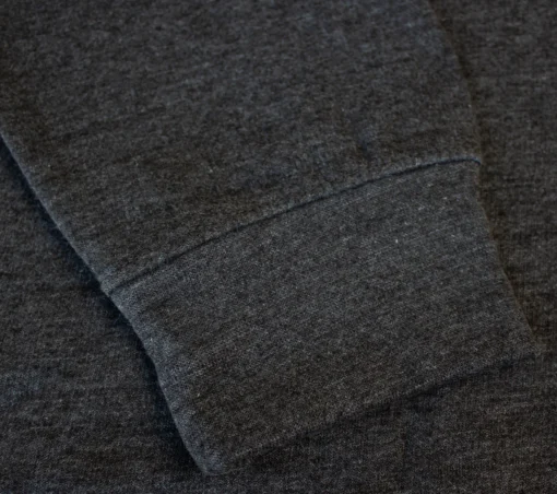 Outlet Bigdude Brushed Fleece Cardigan Charcoal Sweatshirts & Cardigans