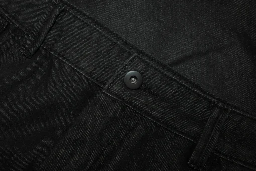Online Bigdude Cargo Denim Shorts Black Shorts