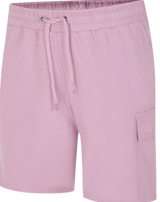 Clearance Bigdude Cargo Loopback Shorts Mauve Shorts
