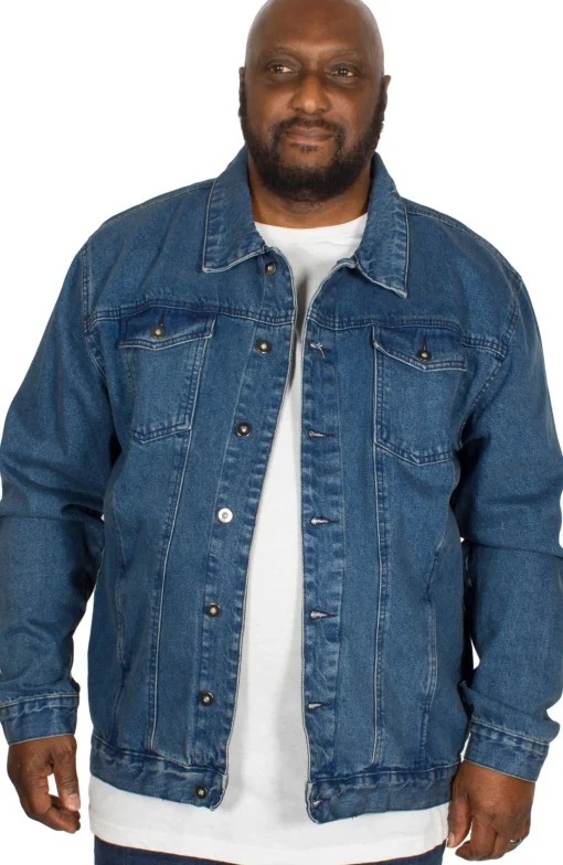 Best Bigdude Classic Denim Jacket Mid Wash Coats & Jackets