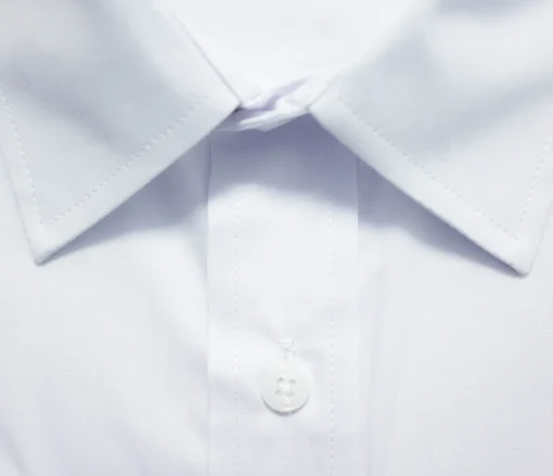 Discount Bigdude Classic Long Sleeve Poplin Shirt White Tall Dress Shirts