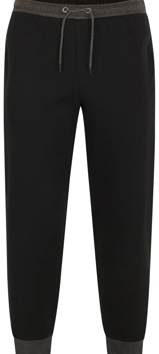 Outlet Bigdude Contrast Joggers Black/Charcoal Sweatpants