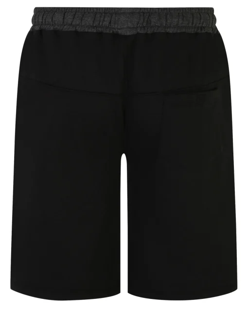 Outlet Bigdude Contrast Sweat Shorts Black Shorts