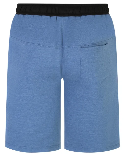 Discount Bigdude Contrast Sweat Shorts Denim Marl Shorts
