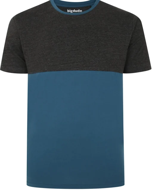 Outlet Bigdude Cut & Sew Pyjama Set Petrol/Charcoal Pajama Sets|Pajamas