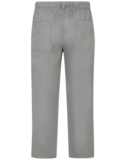 Best Bigdude Elasticated Waist Every Day Trousers Steel Grey Casual Pants