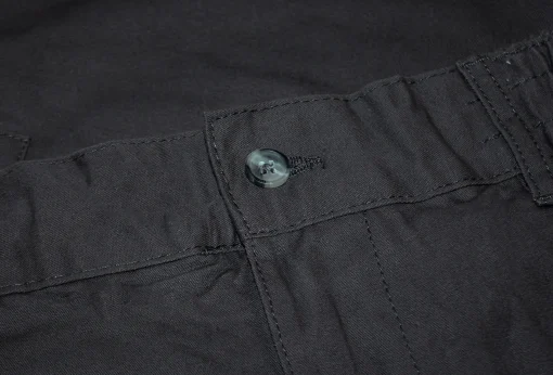 Clearance Bigdude Elasticated Waist Cargo Trousers Charcoal Cargos|Casual Pants