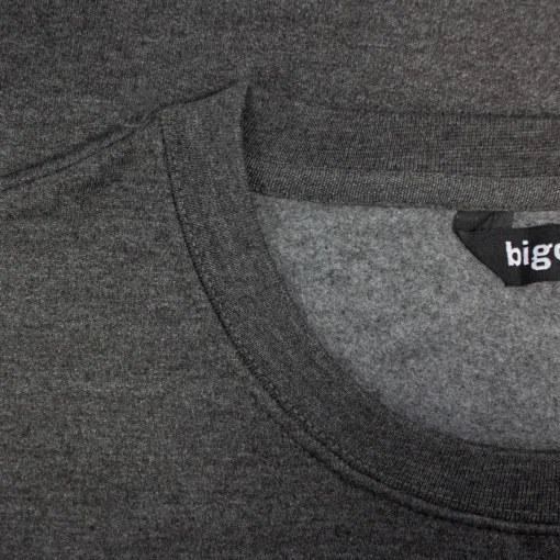 Outlet Bigdude Essentials Jumper Charcoal Tall Sweatshirts