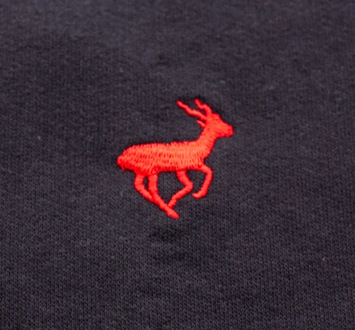 Hot Bigdude Funnel Neck Full Zip Sweatshirt Navy Sweatshirts & Cardigans