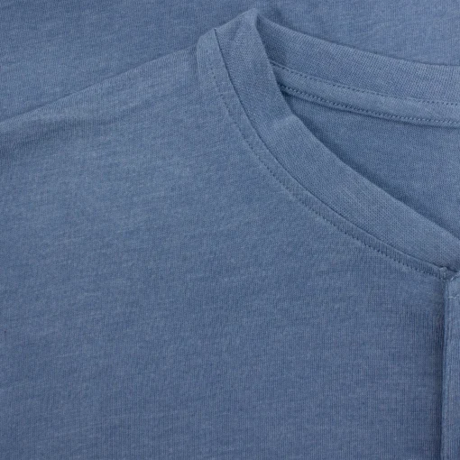Online Bigdude Grandad T-Shirt Denim Marl T-shirts