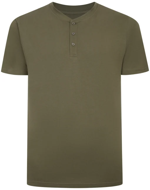 Sale Bigdude Grandad T-Shirt Olive T-shirts