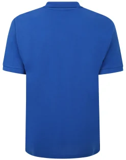 Hot Bigdude LA Embroidered Polo Shirt Royal Blue Polo Shirts