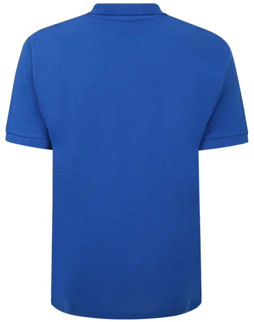 Hot Bigdude LA Embroidered Polo Shirt Royal Blue Polo Shirts