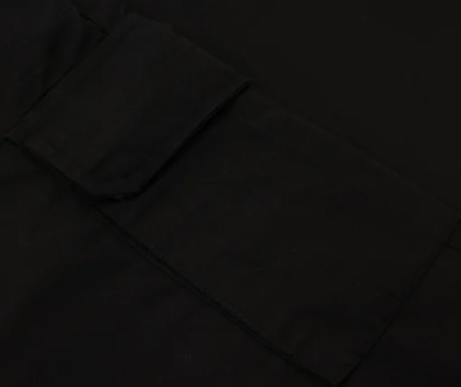 Fashion Bigdude Light Weight Elasticated Waist Cargo Shorts Black Shorts