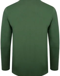 Clearance Bigdude Long Sleeve T-Shirt Deep Green Tall T-shirts
