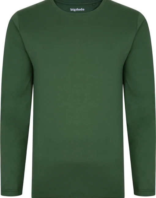 Best Bigdude Long Sleeve T-Shirt Deep Green T-shirts