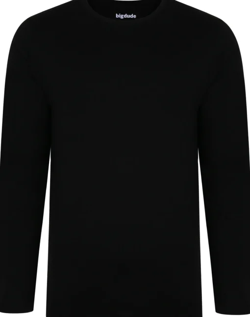 Hot Bigdude Long Sleeve T-Shirt Black T-shirts