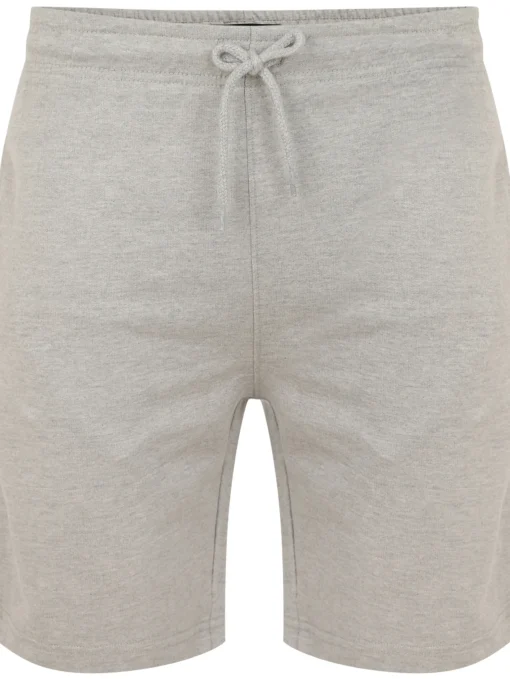 Discount Bigdude Loop Back Jogger Shorts Grey Marl Shorts