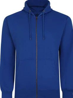 Discount Bigdude Original Full Zip Hoody Royal Blue Tall Hoodies
