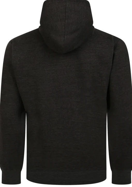 Fashion Bigdude Original Full Zip Hoody Charcoal Tall Hoodies