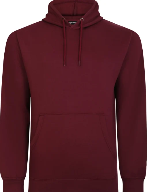 New Bigdude Original Pullover Hoody Burgundy Tall Hoodies