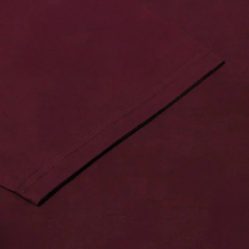 New Bigdude Plain Crew Neck T-Shirt Burgundy T-shirts