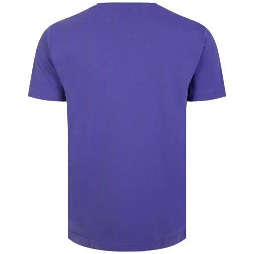Fashion Bigdude Plain Crew Neck T-Shirt Violet T-shirts