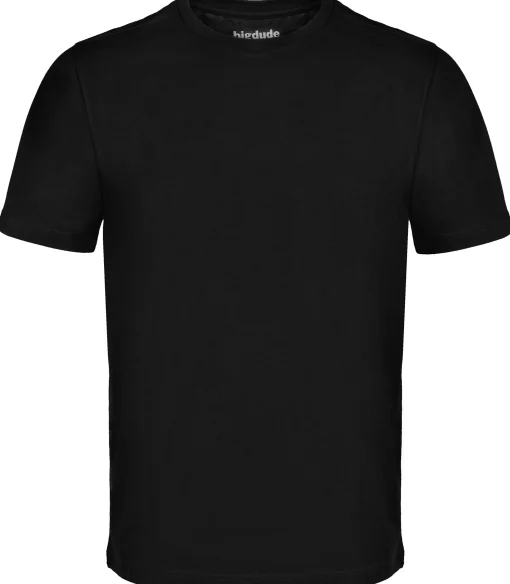 Best Bigdude Plain Crew Neck T-Shirt Black Pants|Cardigans