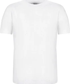 Hot Bigdude Plain Crew Neck T-Shirt White Pants|Cardigans