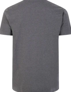 Hot Bigdude Plain Crew Neck T-Shirt Charcoal Pants|Cardigans