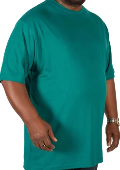 Discount Bigdude Plain Crew Neck T-Shirt Green Pants|Cardigans