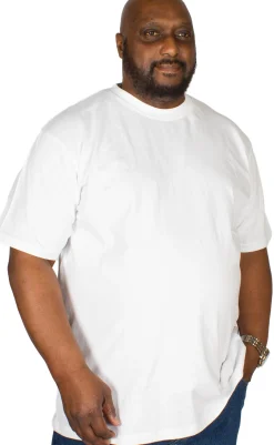 Sale Bigdude Plain Crew Neck T-Shirt White Tall Pants|Cardigans