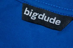 Hot Bigdude Plain Crew Neck T-Shirt Royal Blue Pants|Cardigans