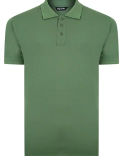 Sale Bigdude Plain Polo Shirt Deep Green Polo Shirts