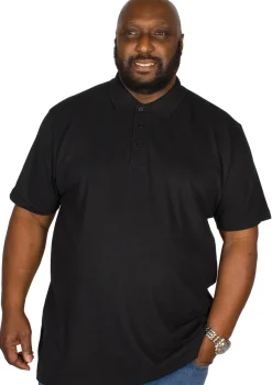 New Bigdude Plain Polo Shirt - Black Polo Shirts