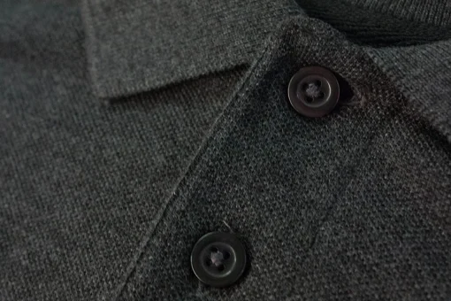 Fashion Bigdude Plain Polo Shirt Charcoal Tall Polo Shirts