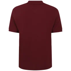 Clearance Bigdude Plain Polo Shirt Burgundy Tall Polo Shirts