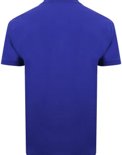 Discount Bigdude Plain Polo Shirt Cobalt Blue Tall Polo Shirts