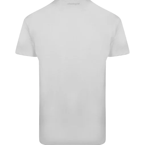 Online Bigdude Plain V-Neck T-Shirt White T-shirts