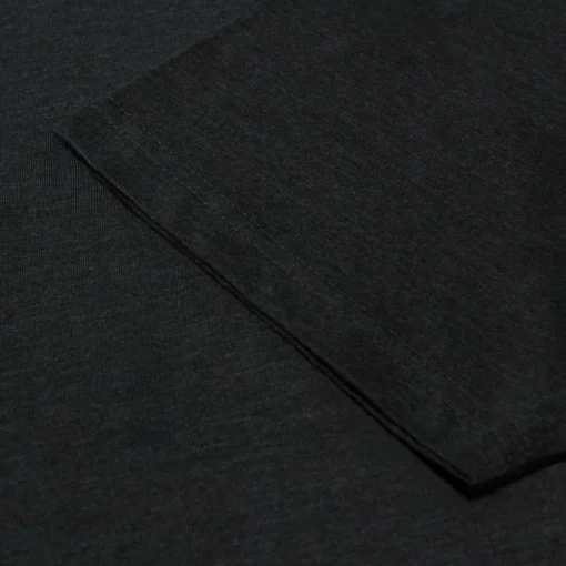 Outlet Bigdude Plain V-Neck T-Shirt Charcoal Marl T-shirts