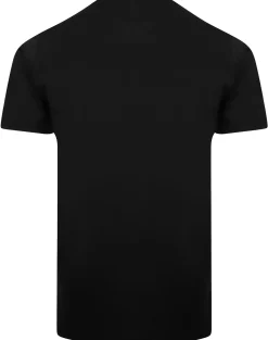 Best Bigdude Plain V-Neck T-Shirt Black Tall T-shirts
